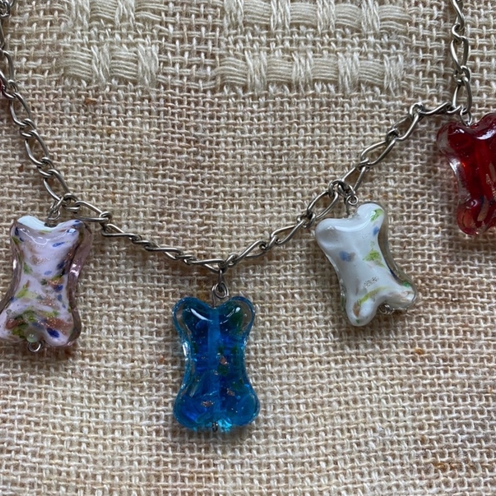 Bone Glass necklace